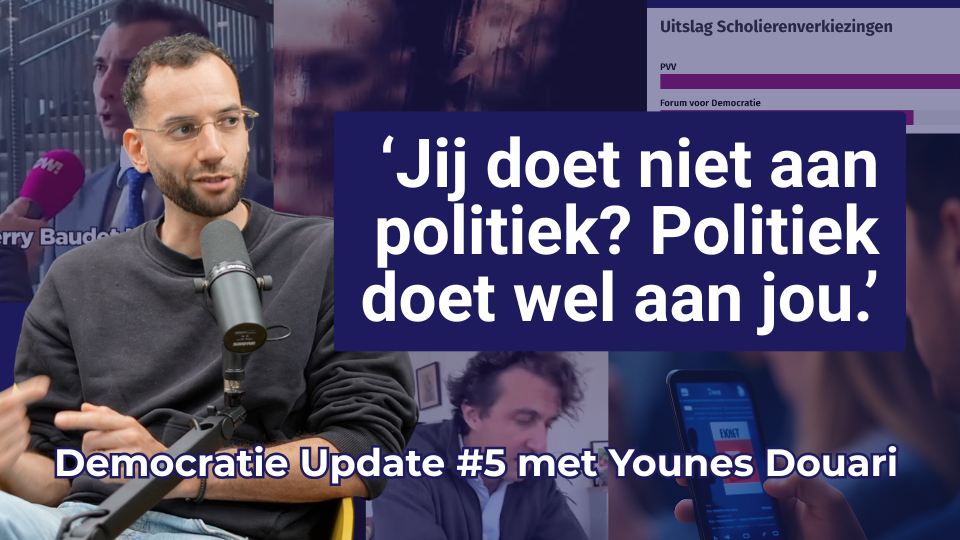Jongeren en vertrouwen in de politiek – kijktips en leestips van Younes Douari
